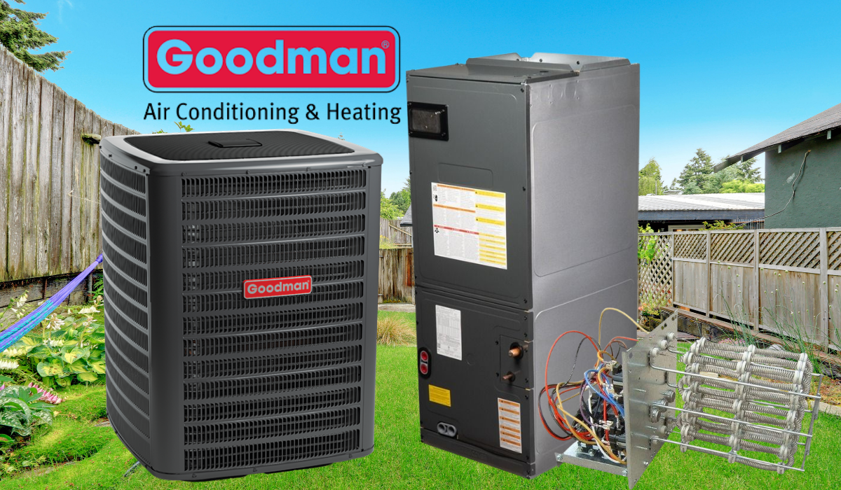 Goodman 1.5 Ton 14 SEER2 Heat Pump System