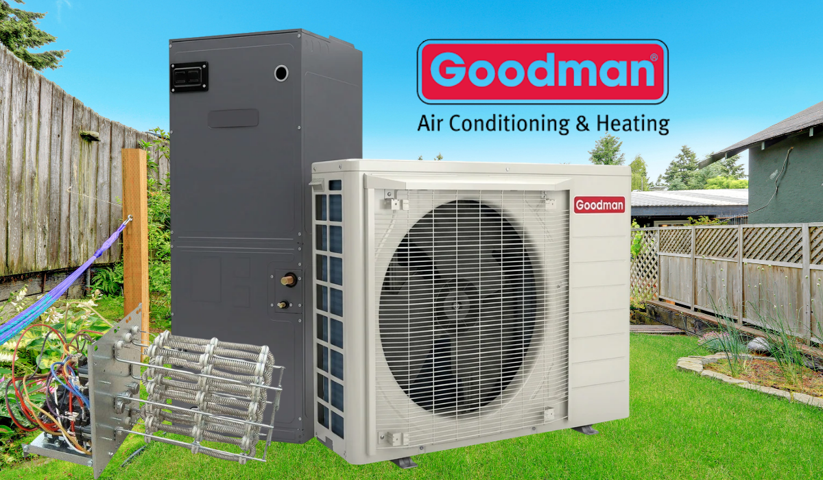 Goodman 1.5 Ton 16 SEER2 Heat Pump System