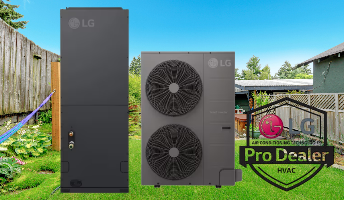 LG 1.5 Ton 16 SEER2 Heat Pump System