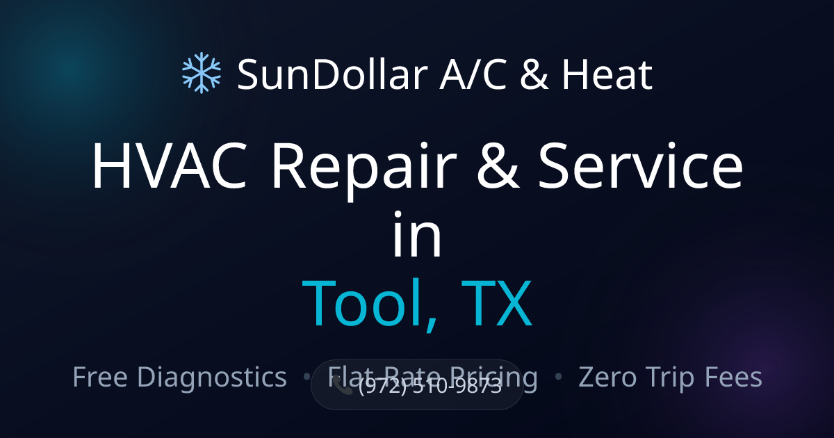 AC Repair, Furnace Service & HVAC Installation in Tool, TX (75143 ...